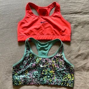 Two Nike Sports Bras